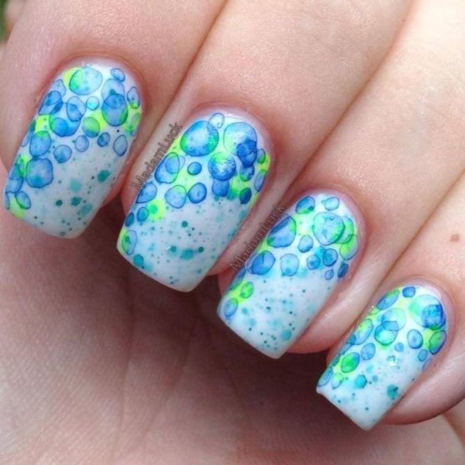 Water Bubble Nails